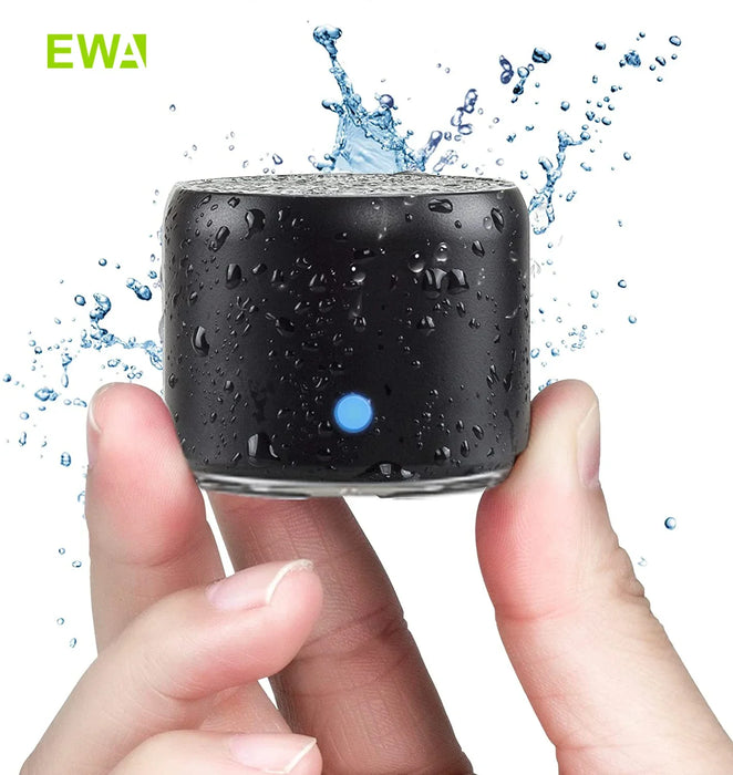 EWA A106Pro Mini Bluetooth Speaker – Compact, Waterproof, Deep Bass, Travel Case Included