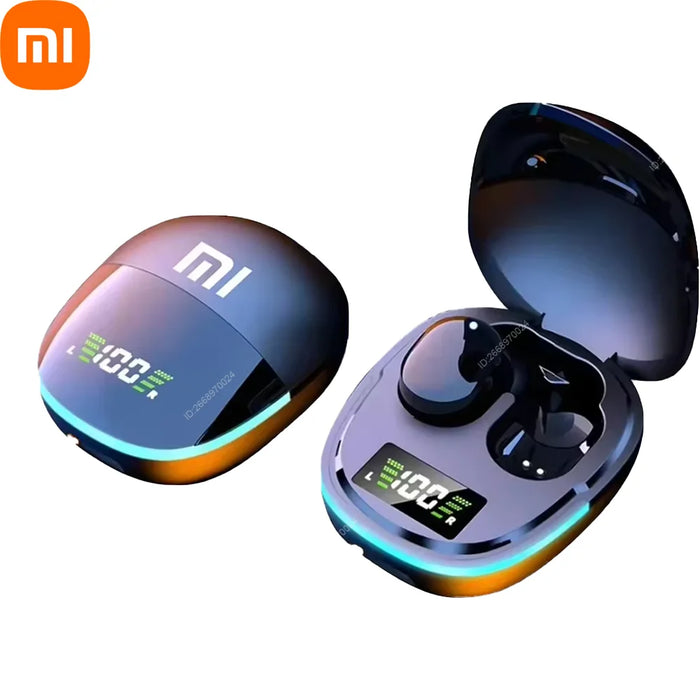 In-ear waterproof Bluetooth earbuds with charging case, touch control, and ergonomic fit for sports and travel