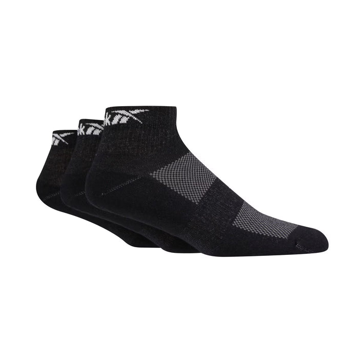 Unisex Essential Ankle Socks 6 Pack in Black