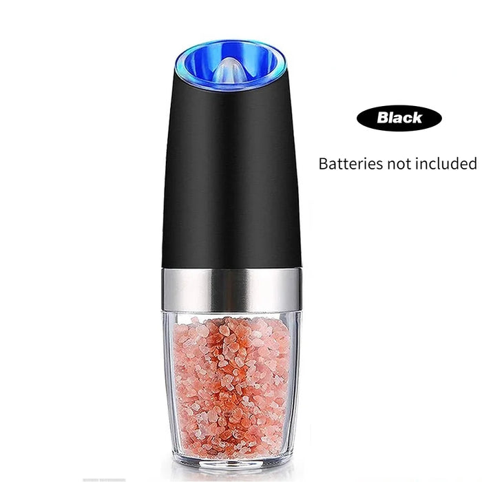 Electric Salt and Pepper Grinder with Adjustable Grind and LED Light