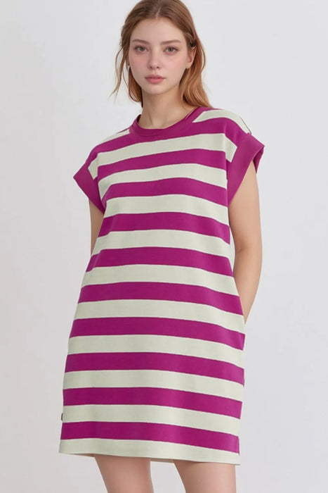 Versatile basic style top with slight stretch, perfect for casual wear.