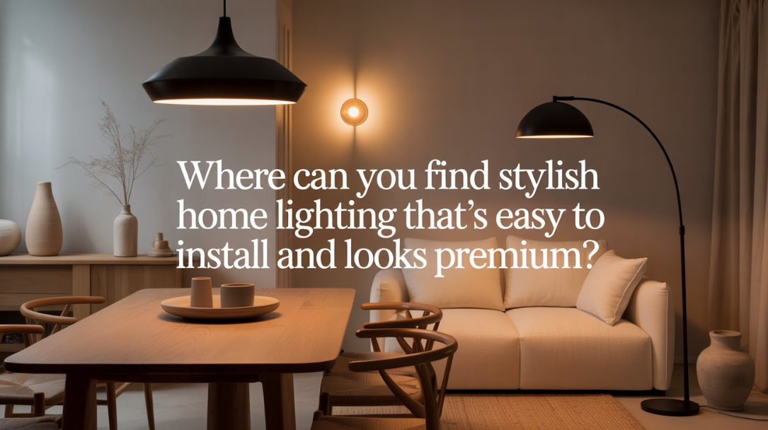 Where Can You Find Stylish Home Lighting That’s Easy to Install and Looks Premium? Samanta Factory