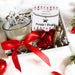 Christmas Gift Hamper with Bracelet, Linen Candle & Chocolate Hearts