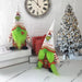 2 Pieces Christmas Gnomes Decorations Grinch Christmas Decorations Green Bread
