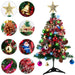 60Cm Desktop Mini Small Christmas Tree with LED Lights Table Top Xmas Tree Decor