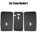 Custom Fit Rear Trunk Kick Guard for Tesla Model 3 and Model Y in Black Faux Leather

