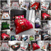 CHRISTMAS XMAS DUVET COVER SET Reversible Quilt Bedding Single Double King Size