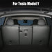 Custom Fit Rear Trunk Kick Guard for Tesla Model 3 and Model Y in Black Faux Leather

