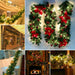 9Ft Christmas Garland Decoration Door Wreath Xmas Fireplace