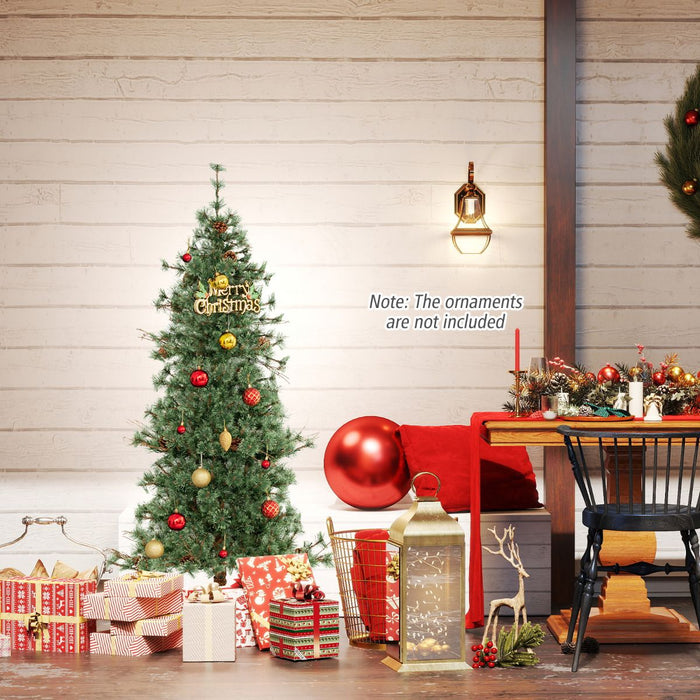 Artificial Christmas Tree with Branch Tips and Needles