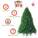 180 Cm Artificial Christmas Tree Premium Hinged with 1250 Branch Tips