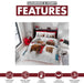 Xmas Duvet Quilt Cover Pillowcase Soft Reversible Printed Bedding Set All Size