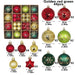 44X Large Christmas Baubles Xmas Tree Balls Decor Party Wedding Ornament Gift UK