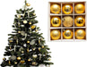 Christmas Baubles 9 X 6Cm Glitter Luxury Premium Tree Decorations Xmas Decor