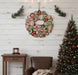 Christmas Front Door Hanging Ornament – Holiday Wreath Home Wall Decoration