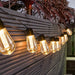 20LED Solar Powered Retro Bulb String Lights Garden Outdoor Fairy Christmas Lamp