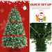5/6 Feet Artificial Christmas Tree with LED Lights and Tips