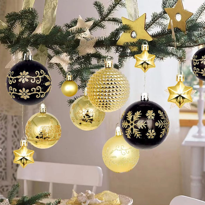 44X Large Christmas Baubles Xmas Tree Balls Decor Party Wedding Ornament Gift UK