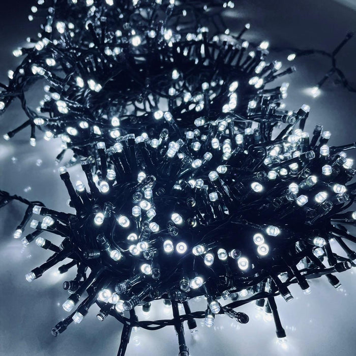 1000/2000 LED Mains String Lights Christmas Tree Party Indoor/Outdoor Fairy