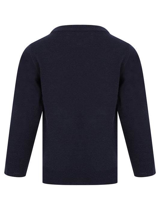 Kids Boys Christmas Jumper Reindeer 3D Pom Pom Xmas Sweater Pullover Novelty