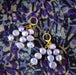 Lilac Pearl Earrings with Minimalist Freshwater Pearls - Samanta Factory