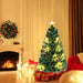 Optical Fiber Christmas Tree Pre-Lit Artificial Xmas Tree