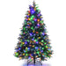 5/6 Feet Artificial Christmas Tree with LED Lights and Tips