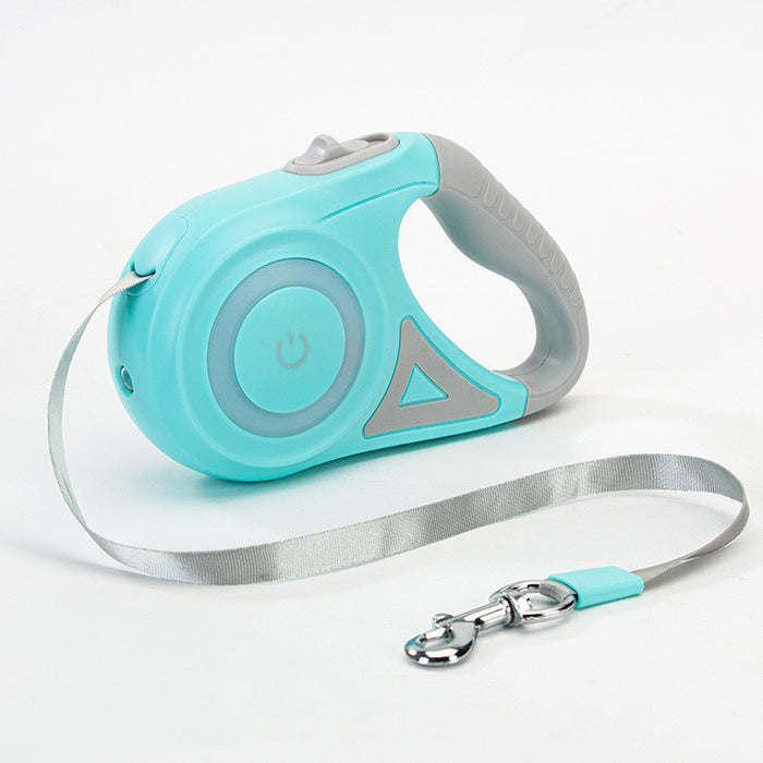 Retractable Dog Leash – One-Button Brake with Scalable Design