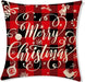 4-Pack Vintage Christmas Throw Pillow Covers Cushion Home Decor UK Stock