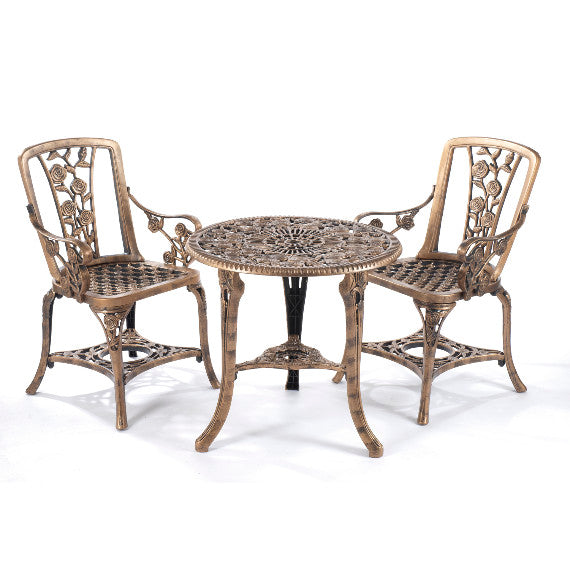 Rose Armchair Patio Set – Vintage Style with Comfy Chairs