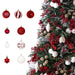 44X Large Christmas Baubles Xmas Tree Balls Decor Party Wedding Ornament Gift UK
