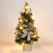 40Cm Tabletop Artificial Small Mini Christmas Tree LED Lights Ornament Xmas Gift