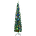 Slim Christmas Tree – 7.5ft Pre-Lit Colourful LED Design - Samanta Factory
