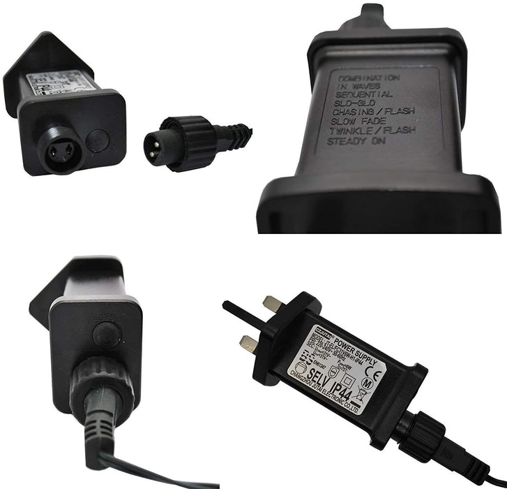 100-2000 LED String Fairy Lights Mains Plug in Outdoor Christmas Tree Home Decor