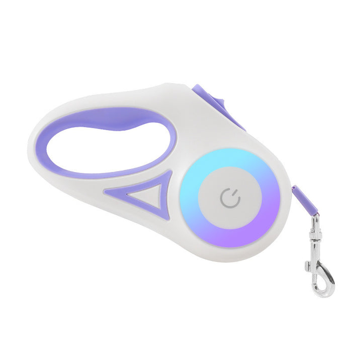 Retractable Dog Leash – One-Button Brake with Scalable Design