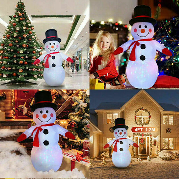 7Ft Inflatable Christmas Santa Claus Xmas Decoration LED Lights Holiday Blow Up
