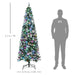 Artificial Christmas Tree – Multicolour Pre-Lit Snowy Branch Design - Samanta Factory