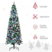 Artificial Christmas Tree – Multicolour Pre-Lit Snowy Branch Design - Samanta Factory