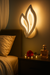 LED Wall Light – Magnolia Petal Design with Warm White Glow - Samanta Factory