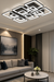 LED Ceiling Light – Modern Geometric Design with Remote Dimming - Samanta Factory