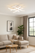 Modern LED Ceiling Light – 24W Surface-Mounted Fixture with 3-Color Modes - Samanta Factory
