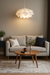 Nordic Pine Cone Pendant Light – White Hand-Knitted Metal Chandelier - Samanta Factory