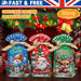 30Pcs Large Christmas Sacks Party Present Gift Bags Drawstring Wrap Storage UK~