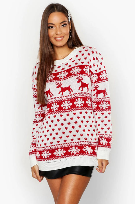 Mens Womens Family Christmas Jumper Unisex Ladies Xmas Knit Sweater Novelty