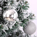 Christmas Baubles Hanging Decoration Shiny Glitter Balls Xmas Tree Ornament 50Mm