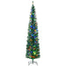 Slim Christmas Tree – 7.5ft Pre-Lit Colourful LED Design - Samanta Factory