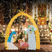 168 CM Christmas Nativity Scene with 194 LED Warm White Lights