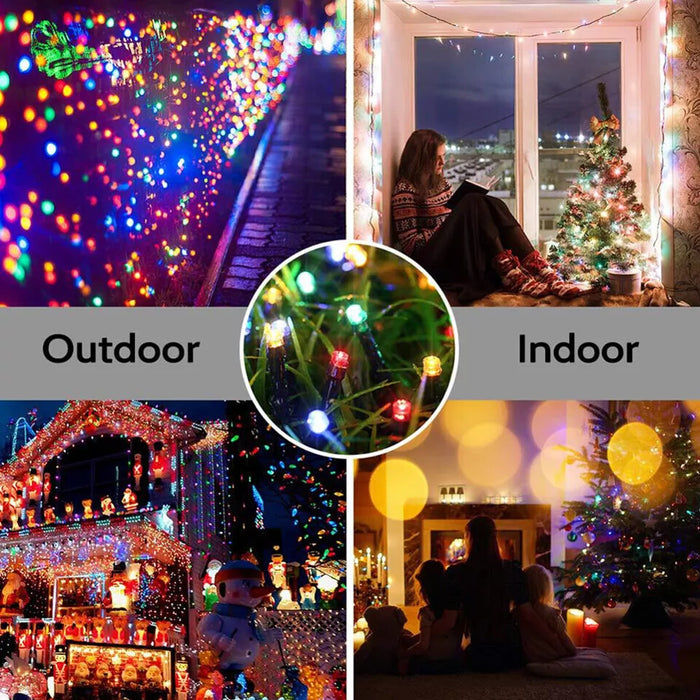 Battery Operated Fairy Lights with Timer Christmas Tree Indooroutdoor Xmas Decor
