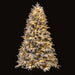 180 Cm Artificial Christmas Tree Pre-Lit Hinged Xmas Tree with 270 Warm White LED Lights