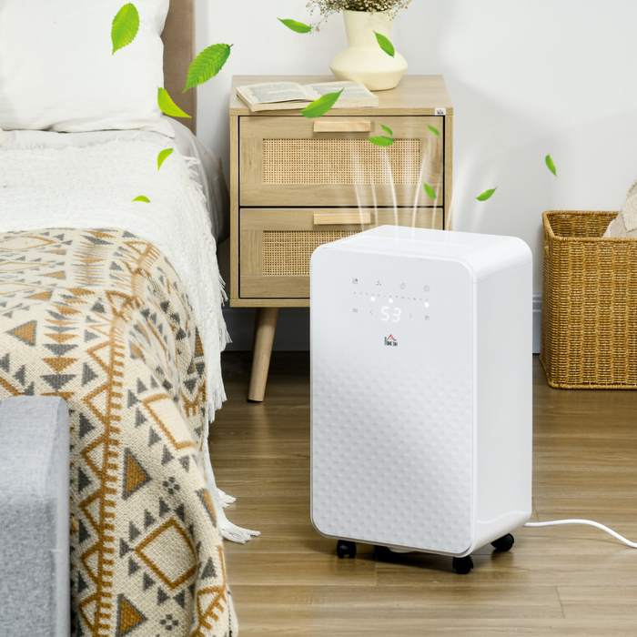 Smart Home Dehumidifier – 2-Speed with 5 Modes, Quiet Operation & LED Display - Samanta Factory